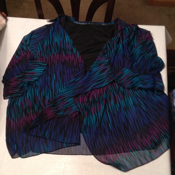 SOLD bundle for Mzann12. Flowy chiffon-type blouse