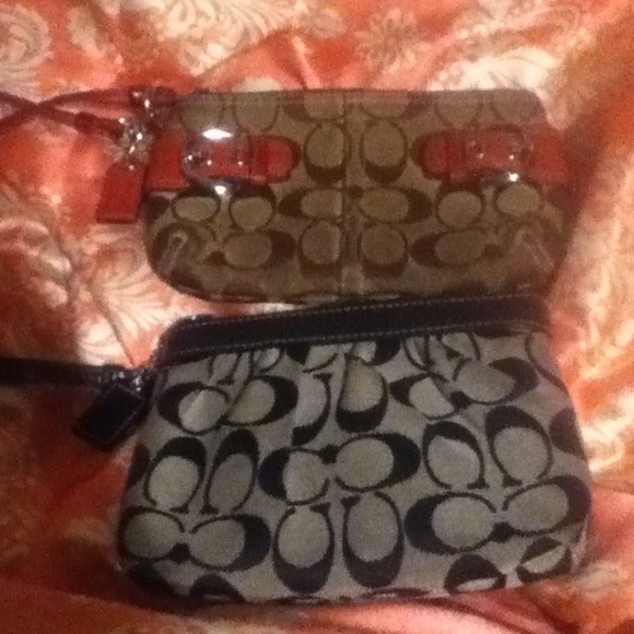 Coach wristlets
