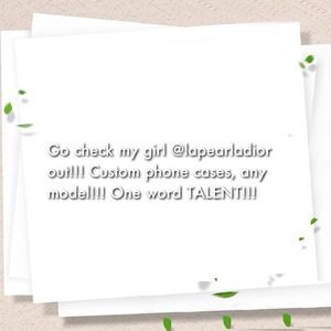 Custom cases!!! Can't WAIT for mine to come in!!