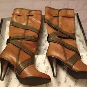 Fabulous Cognac Boots from Victoria's Secret