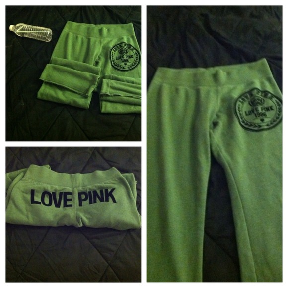$10! UNI. Of Pink Victoria Secret green sweatpants