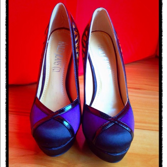 Animal Print Platform Stilettos