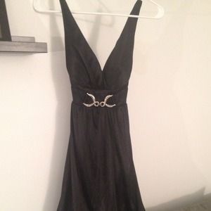 Black cocktail dress