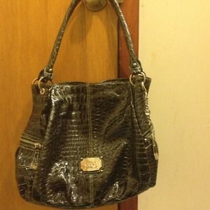 🌺Bundled🌺 Black alligator print Purse