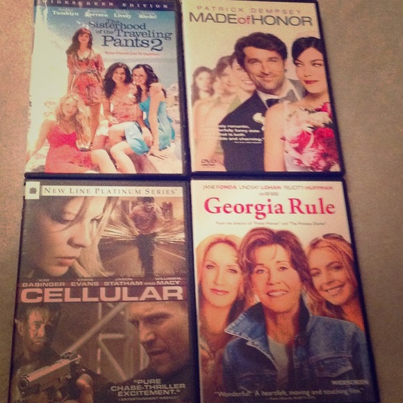 Sold in bundle ----(Four DVDs)