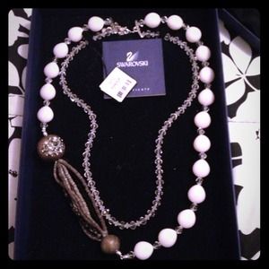 Bold statement Swarovski necklace!