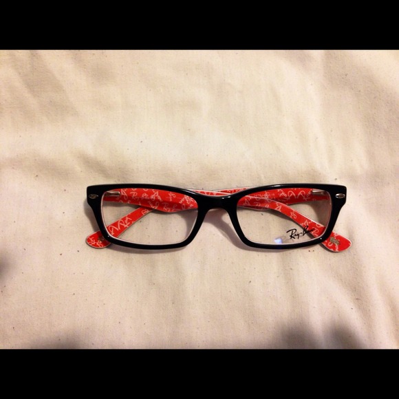 **RAY-BAN** Clear plastic lens Glasses!