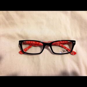 **RAY-BAN** Clear plastic lens Glasses!