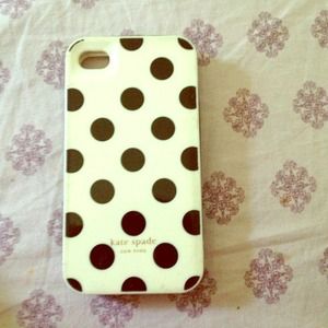 Kate spade polka dot iPhone case
