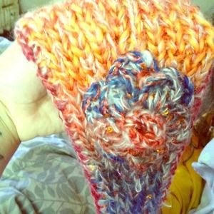 Winter snow bunny head band