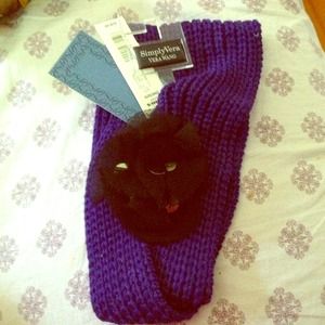 Vera wang snow bunny head band