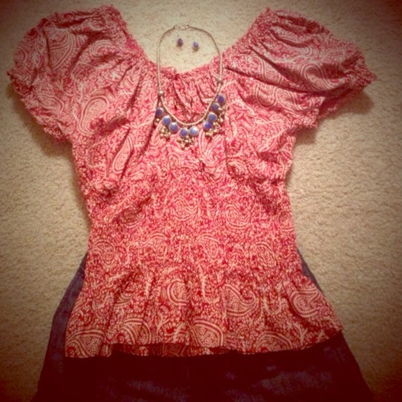 💕BUNDLED💕Ralph Lauren Jeans Co BOHO Blouse