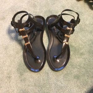 Madden Girl Jelly Sandals (black)