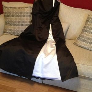 Black evening gown