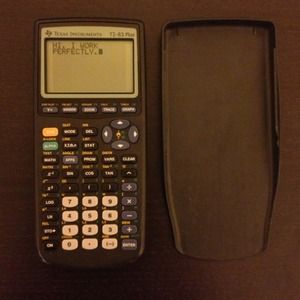 *ON HOLD TIL 8/16* TI-83 Plus calculator --perfect