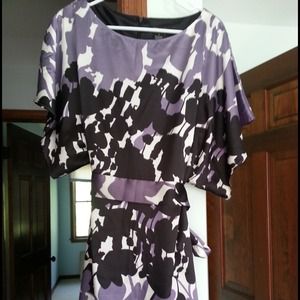 ☆Reduced!☆BCBG Purple and Black Kimono Dress