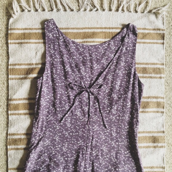 HOLD J. Crew Purple Botanical Dress - Picture 2 of 3