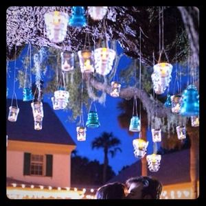 Vintage glass insulator valve hanging lights❤