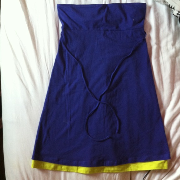 VS Tube top dress with belt and bra inside