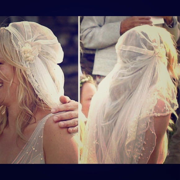 Handmade silk tulle Kate Moss inspired
