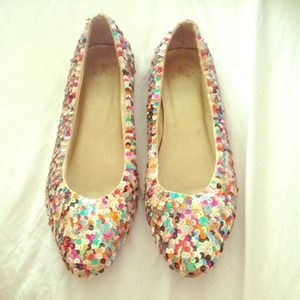 Sequin flats