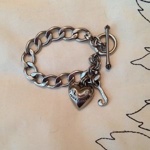 Juicy Couture Silver Starter Charm Bracelet🎀