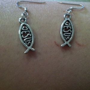 Jesus earrings💖