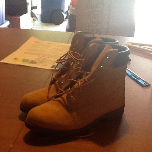 A pair of Timberland  female boots  used once