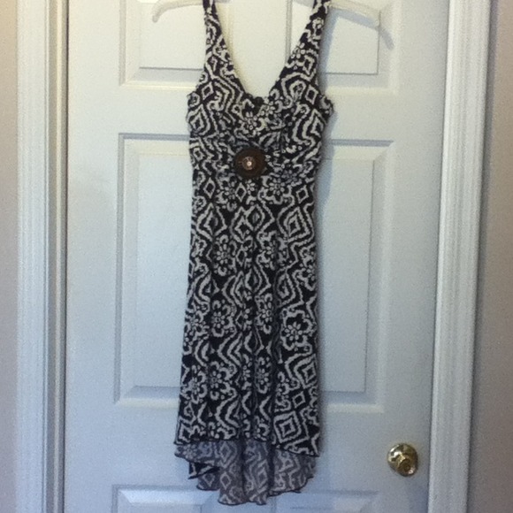 Gorgeous tan and brown high low dress
