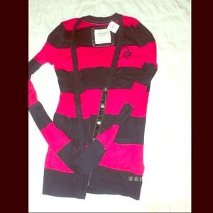 Abercrombie and Fitch striped cardigan