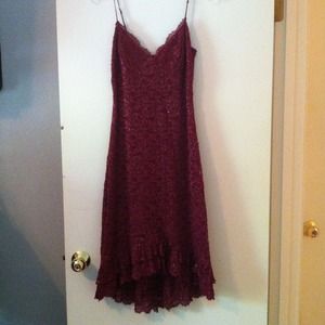⭐ Reduced ⭐ Betsey Johnson burgundy lace dress