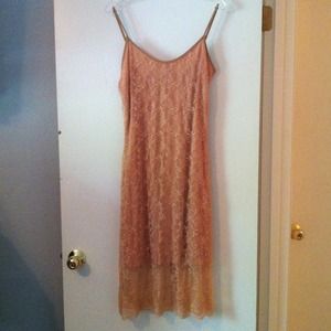 ⭐ Reduced ⭐ Betsey Johnson nude lace dress