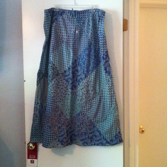 ⭐ Reduced ⭐ Floor length patchwork hippie skirt