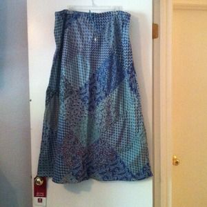 ⭐ Reduced ⭐ Floor length patchwork hippie skirt