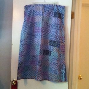 ⭐Reduced ⭐ Floor length patchwork hippie skirt