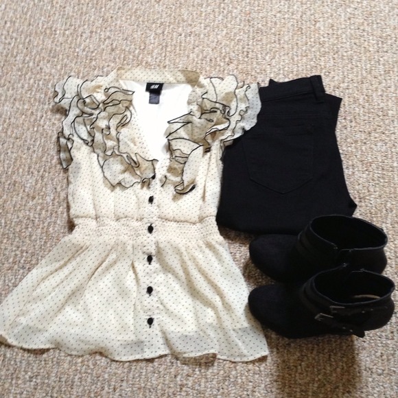 H&M Polka Dot Top