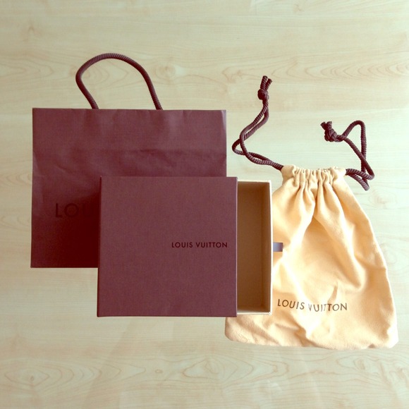 Louis Vuitton Wallet Box + Dustbag + Shopping Bag