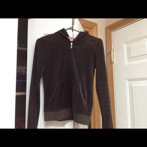 Juicy velour zip up