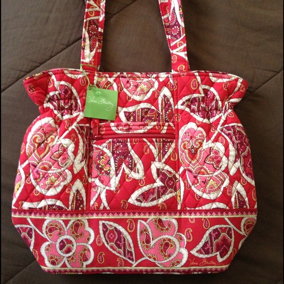Vera Bradley Rosy Posie Print NWT