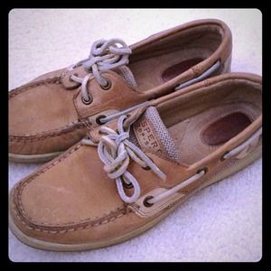 Leather Sperrys ☺