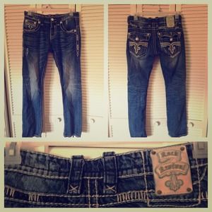 Men's rock revival jeans