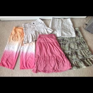 SOLD OUT‼️Girls Summer Bottoms Lot--Size 7/8