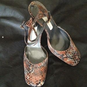 Beautiful snake skin heels