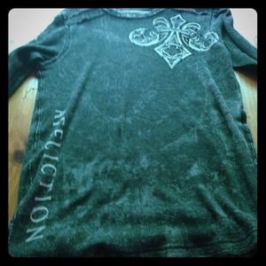 Affliction long sleeve reversible