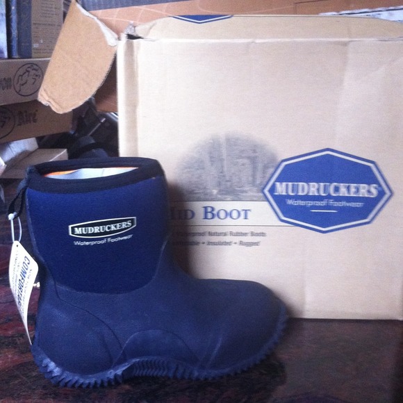 Navy boots