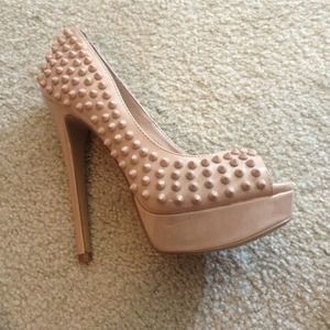 Steve Madden studded peep