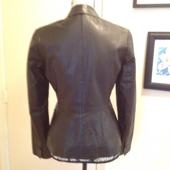 Leather blazer - Picture 2 of 4