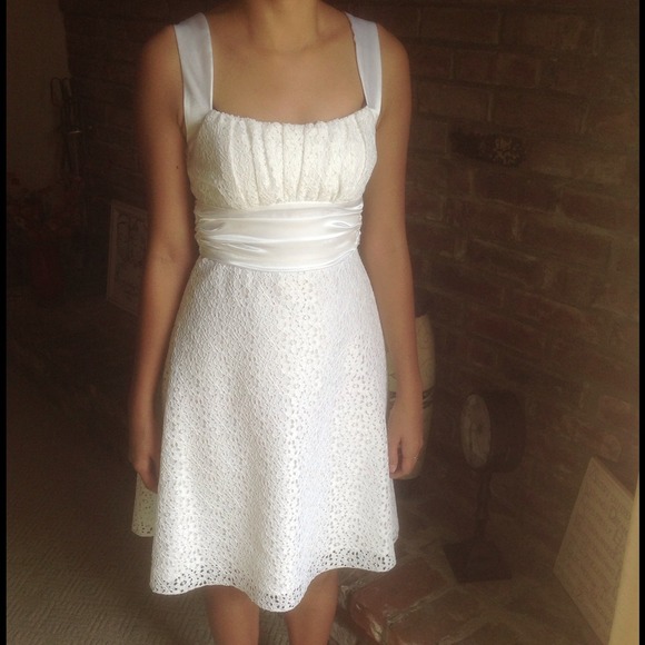 Lovely White Lace Dress