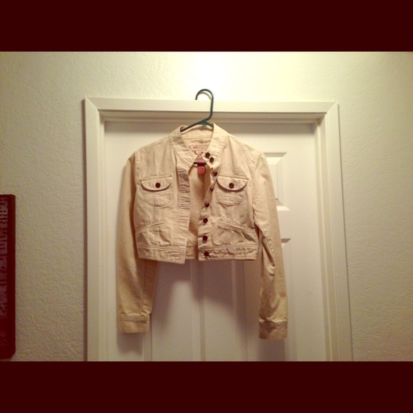 Tan military jacket
