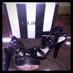 Lamb Patent leather Sandals